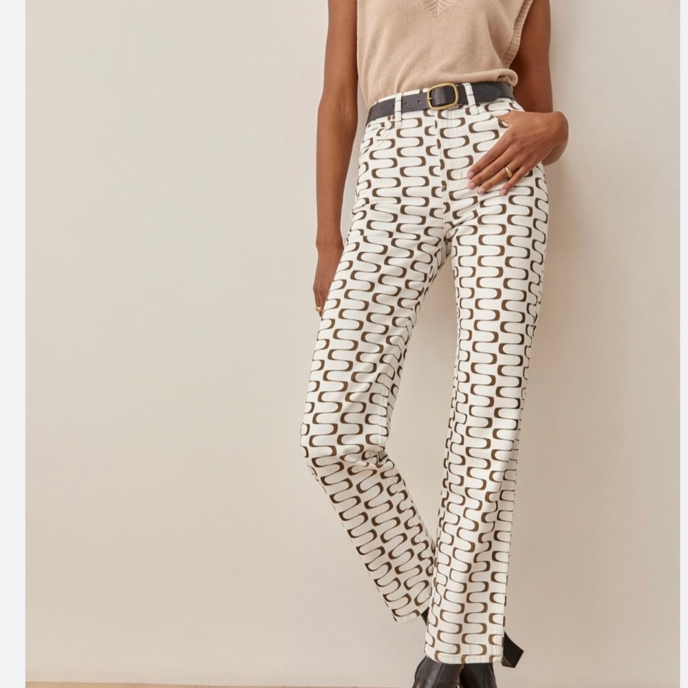 Reformation mod high rise jeans